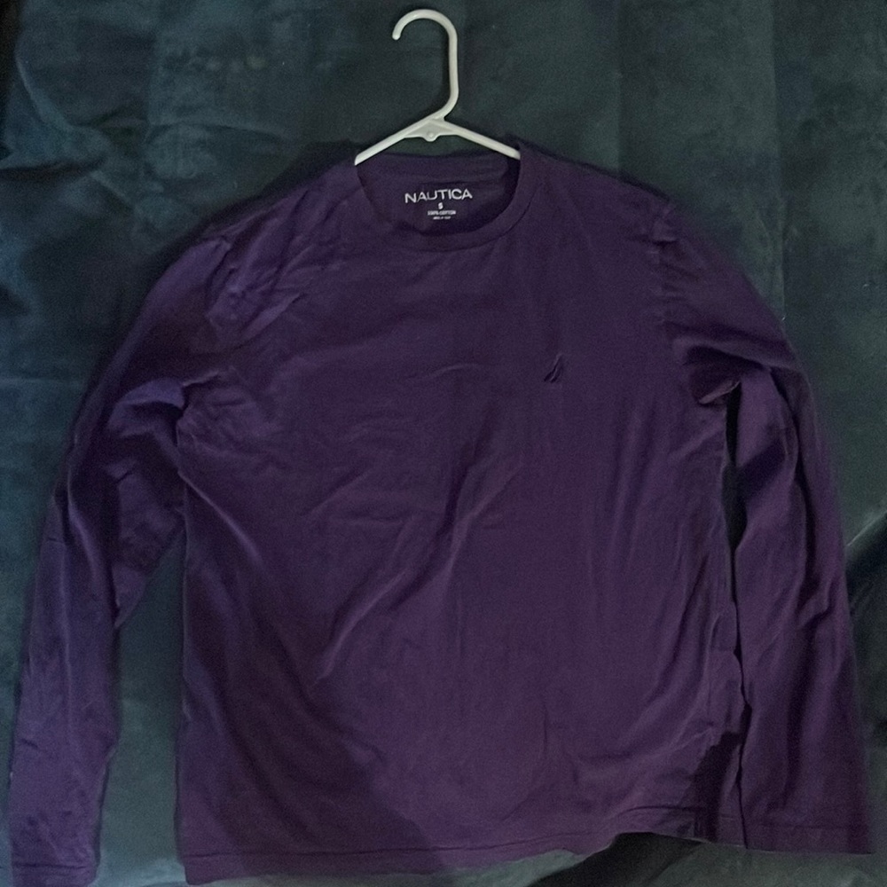 Purple Nuatica Long Sleeve Tee Shirt